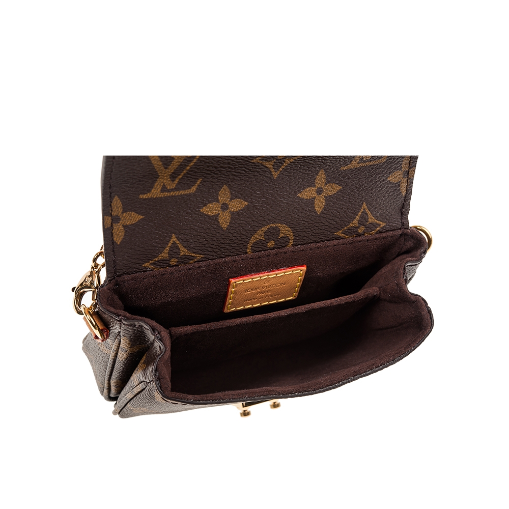 LOUIS VUITTON M81267 Monogram Canvas Pochette Micro Metis 2WAY