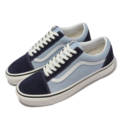 Vans 休閒鞋 Old Skool 36 Dx 男鞋 麂皮 帆布 透氣 支撐 耐磨抓地 穿搭 藍 白 VN0A54F341L