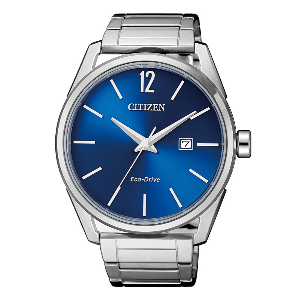 CITIZEN 簡約風格三針光動能時尚腕錶(BM7411-83L)