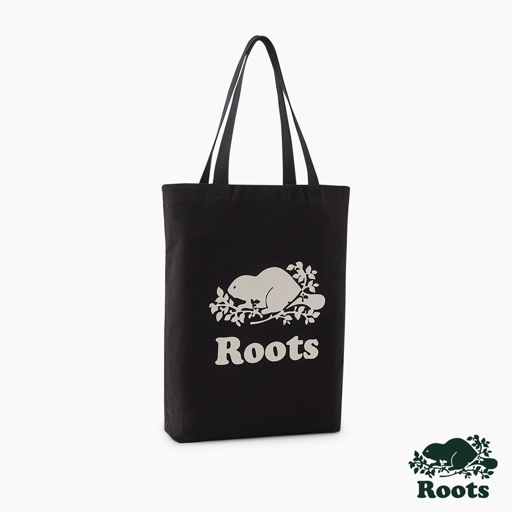 Roots配件-有機棉帆布袋-黑色