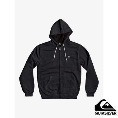 【QUIKSILVER】 EVERYDAY SHERPA 連帽外套 黑灰