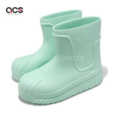 adidas 厚底雨鞋 Adifom Superstar Boot W 女鞋 綠 貝殼頭 厚底 膠鞋 愛迪達 IE0391