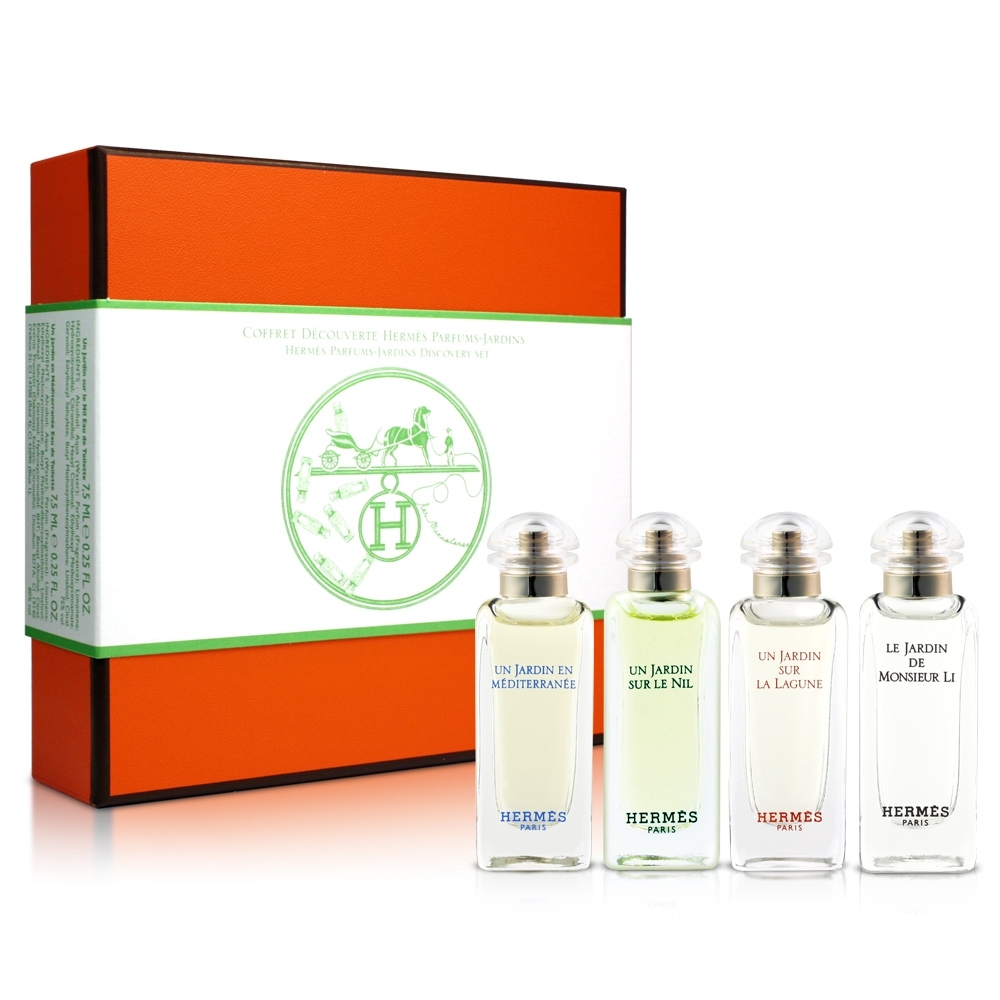 Hermes 愛馬仕花園系列香水禮盒四入組 Hermes Yahoo奇摩購物中心