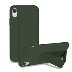 iPhone XR 強力磁吸純色支架手機保護殼 XR手機殼
