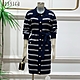JESSICA - 經典條紋羊毛寬鬆長袖針織洋裝235401（藍） product thumbnail 1