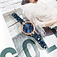 羅梵迪諾 Roven Din / 優雅迷人 閃耀晶鑽 陶瓷手錶-藍x玫瑰金框/28mm product thumbnail 1