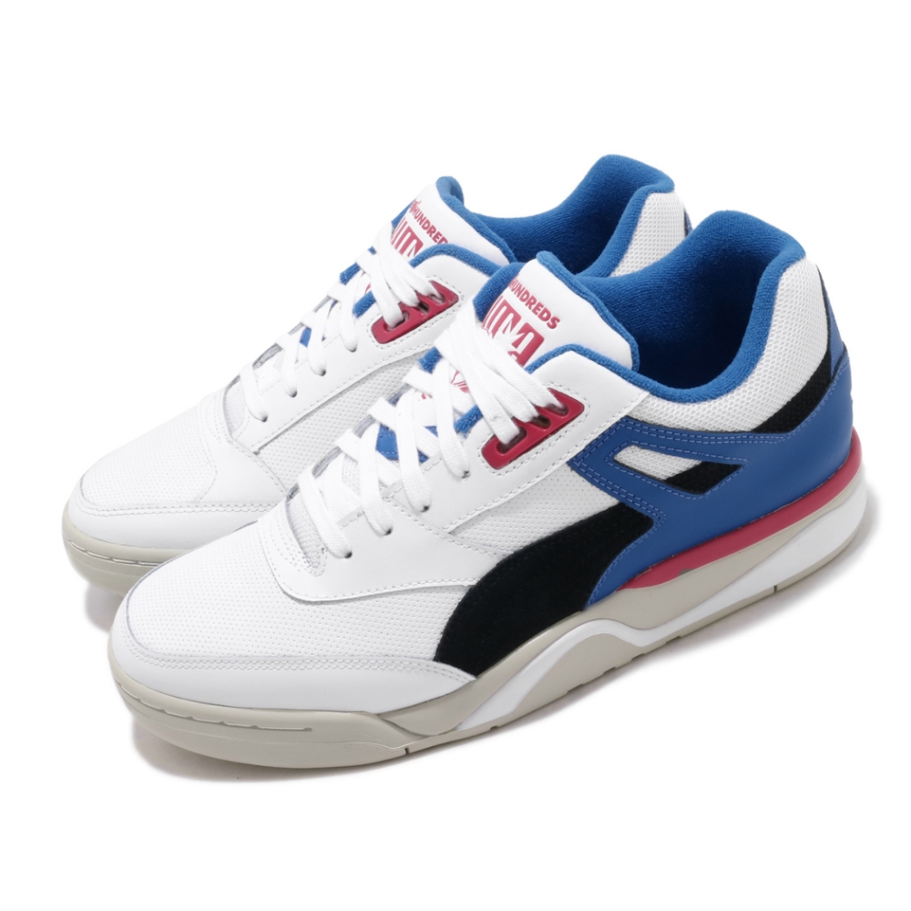 Puma 休閒鞋 Palace Guard The 男鞋 Hundreds 聯名款 球鞋 復古 白 藍 37138201