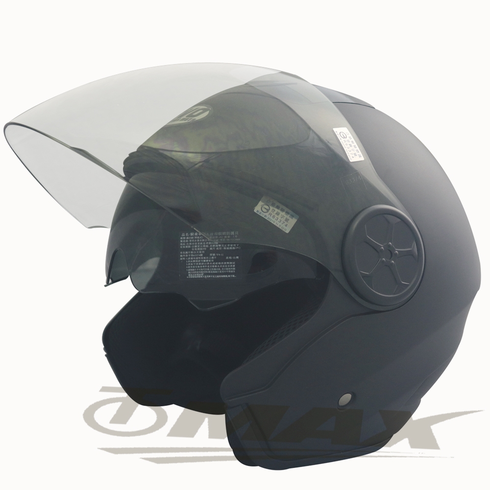 EVO雙鏡片半罩機車安全帽CA313 (贈6入免洗內襯套)