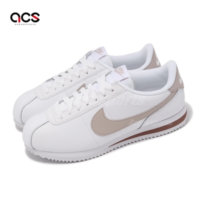 Nike 休閒鞋 Wmns Cortez 女鞋 白 奶茶色 阿甘鞋 復古 皮革 DN1791-105