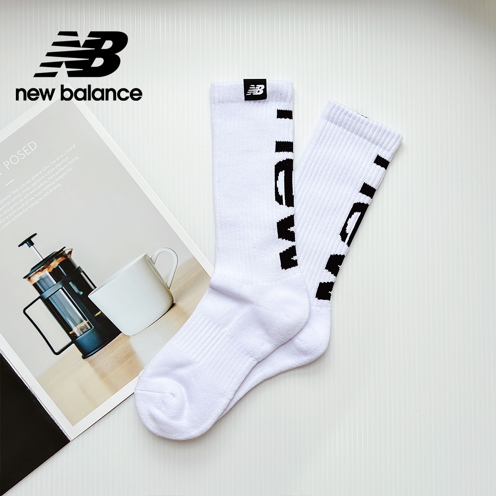[New Balance]NB長襪_中性_白色_LAS23161WT