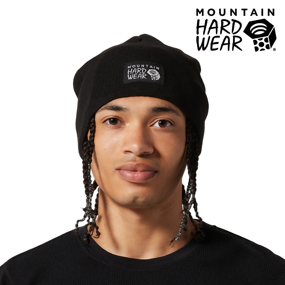 【美國 Mountain Hardwear】MHW Logo Beanie 保暖復古豆豆帽 黑色 #1868731