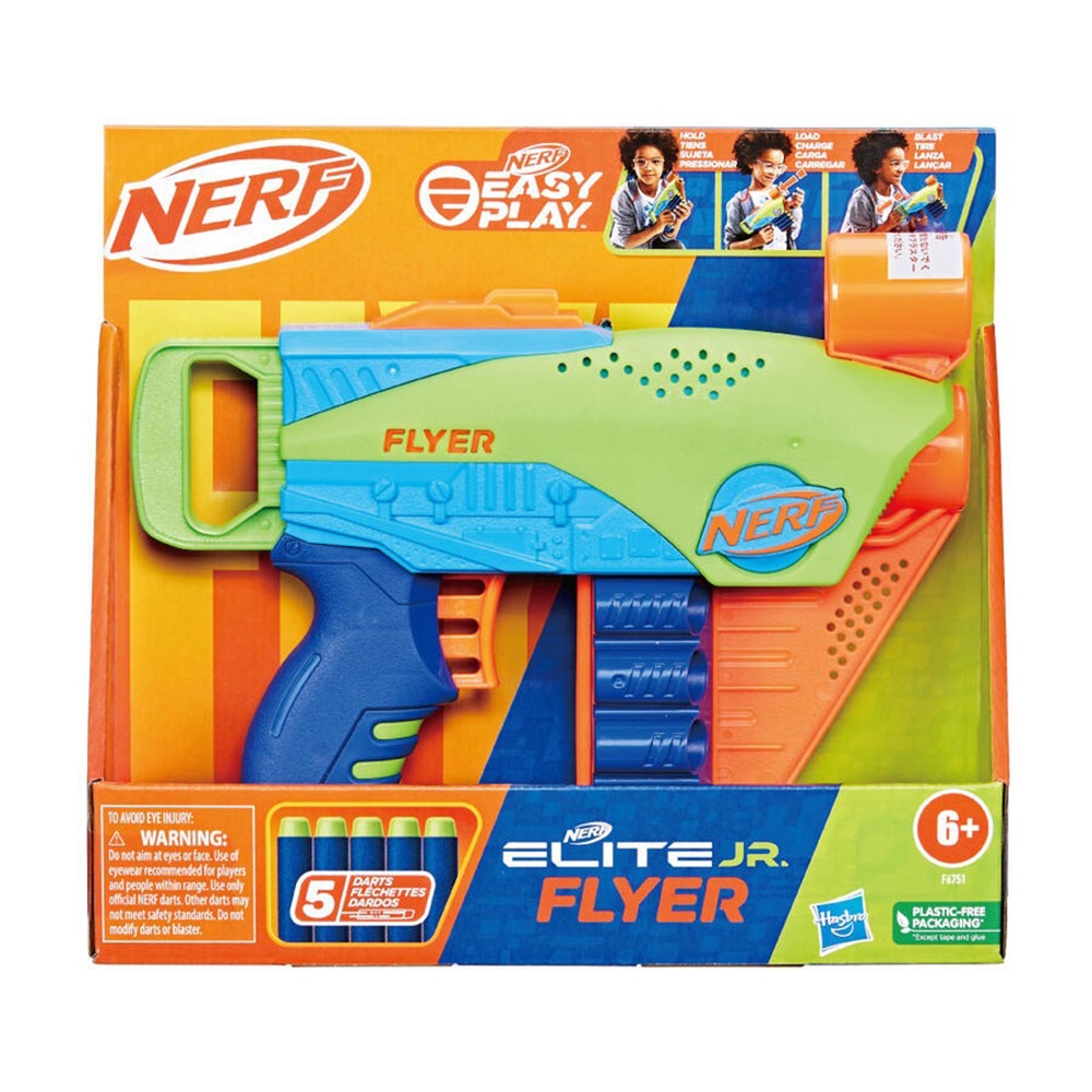 NERF 樂活打擊 - 小菁英系列 飛行者射擊器