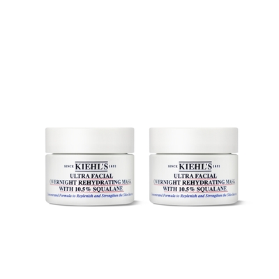 Kiehl s 契爾氏 冰河10.5角鯊烷保濕面膜 14ml 2入組