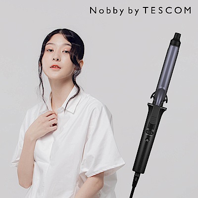 Nobby by TESCOM 日本專業沙龍修護離子電棒捲 NIM3026TW(夜空黑)