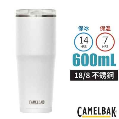 CAMELBAK Thrive Tumble 18/8 防漏不鏽鋼雙層真空保溫杯600ml(保冰).水杯.茶杯_CB2845101060 經典白