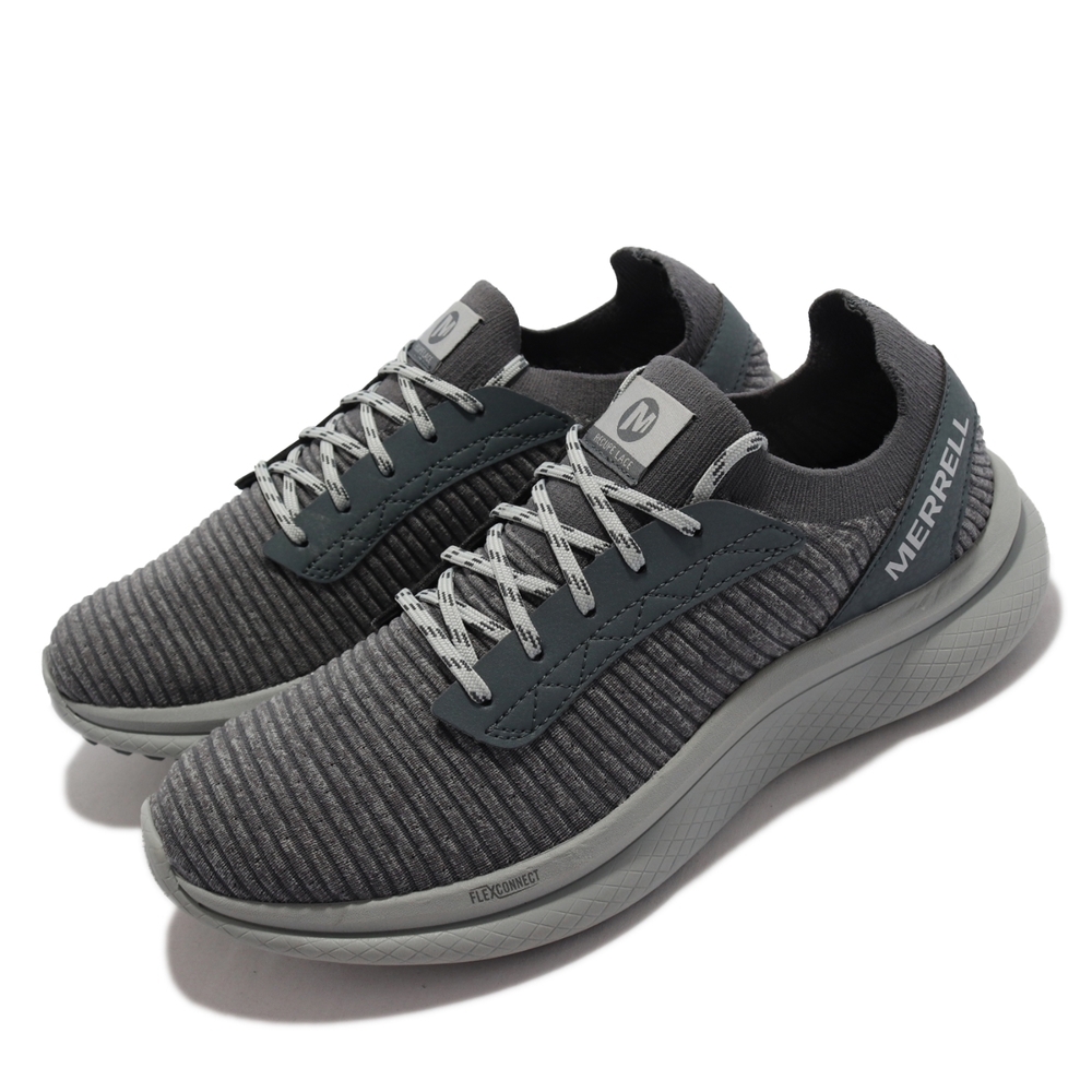 Merrell 慢跑鞋 Recupe Lace 運動 男鞋 內嵌式避震墊片 彈性 透氣 穩定 耐磨 灰 ML066311