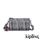 Kipling 輕灰蘇格蘭紋翻蓋肩背側背包-VECKA STRAP product thumbnail 1