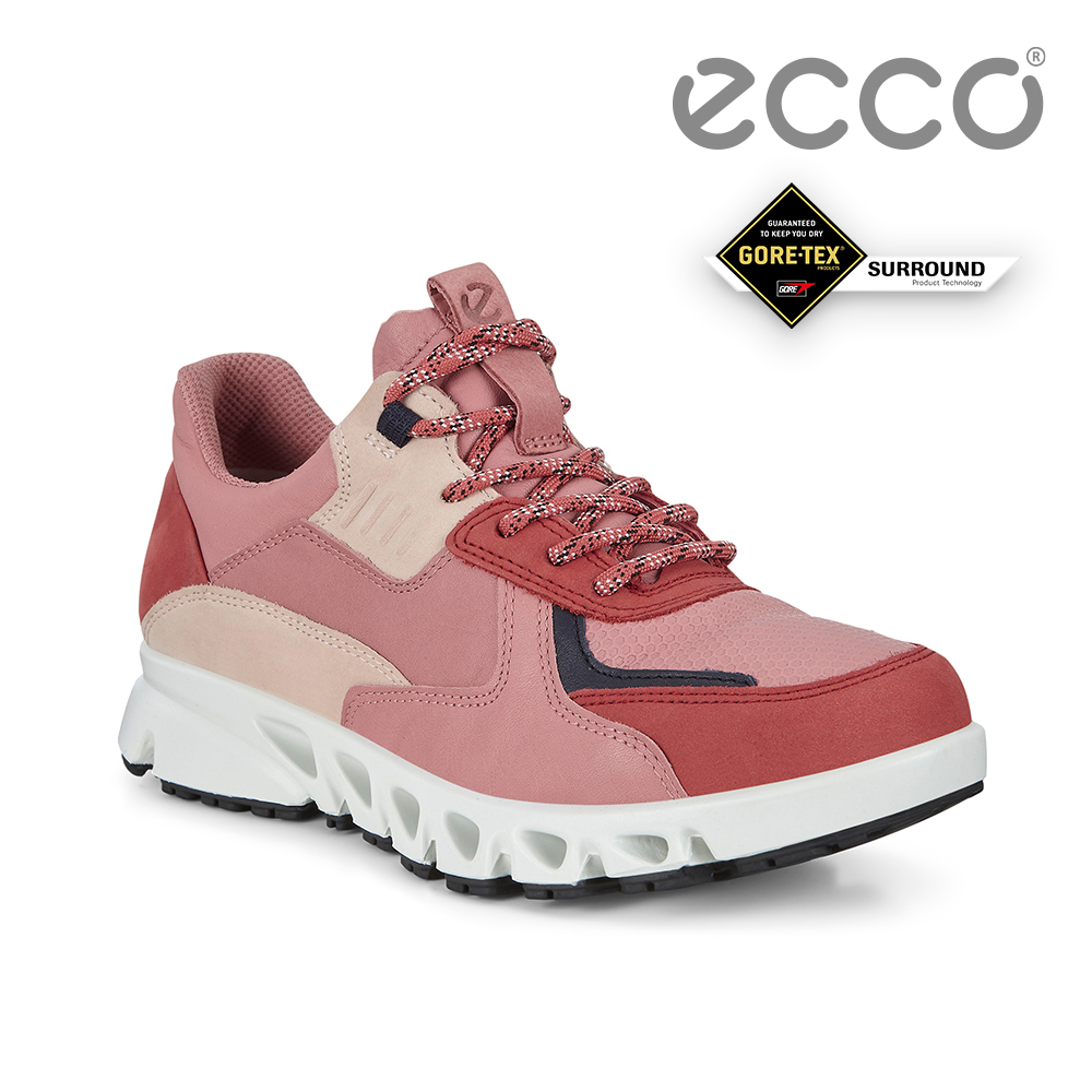 ECCO MULTI-VENT W 全方位城市戶外防水運動休閒鞋 女鞋大馬士革粉