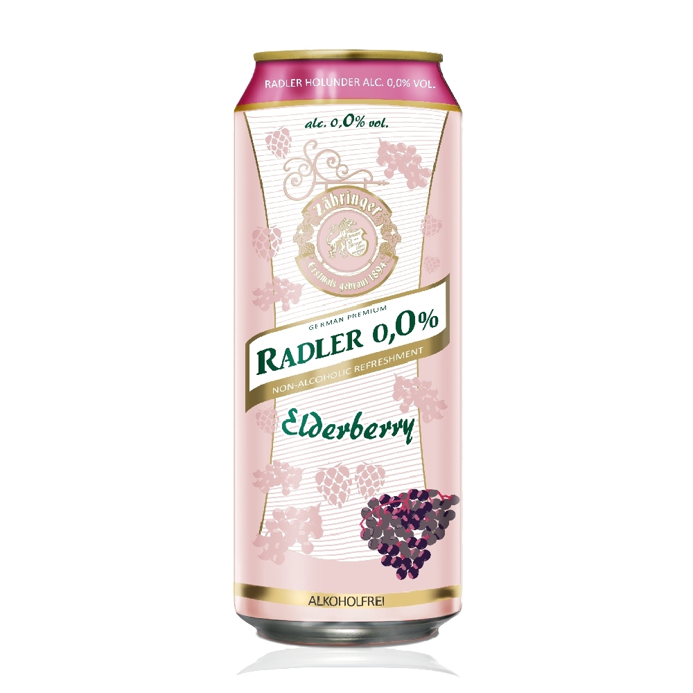 德國 Radler 0.0% 萊德無酒精啤酒風味飲-接骨木果(500ml)