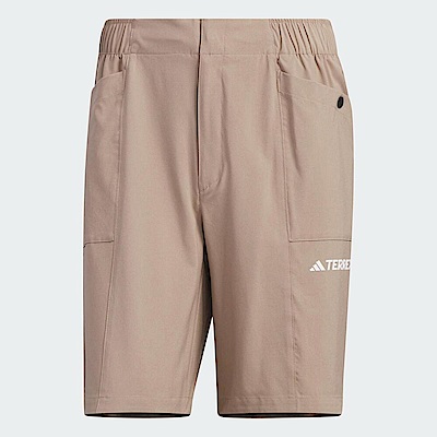 Adidas UPF Shorts IL8947 男 短褲 亞洲版 戶外 健行 休閒 防潑水 反光 愛迪達 咖啡