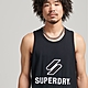 SUPERDRY 男裝 背心 STACKED APQ 黑 product thumbnail 1