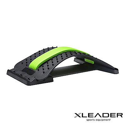 Leader X 腰頸部伸展輔助器 按摩挺腰板 黑綠 - 急