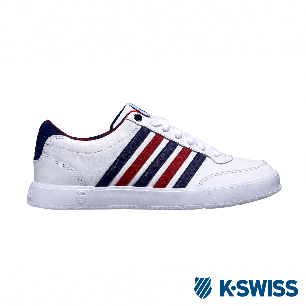 K-SWISS Court Lite CMF時尚運動鞋-女-白/藍/紅