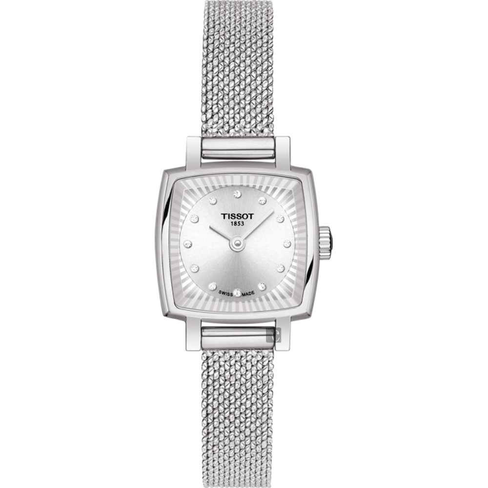 TISSOT 天梭 官方授權 LOVELY SQUARE 動人心弦米蘭帶女錶 迎春好禮-20mm T0581091103600