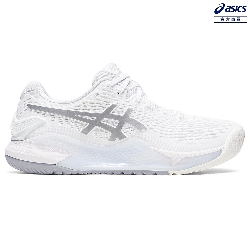 ASICS 亞瑟士 GEL-RESOLUTION 9 女款 溫網配色 寬楦 網球鞋 1042A226-100