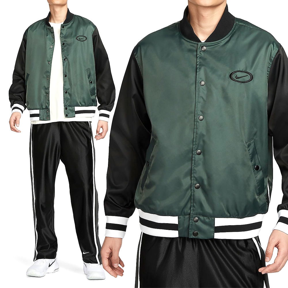 Nike AS M NK DNA WVN JKT RPL SSNL 男款 黑綠色 外套 黑綠 FN2725-338