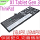 Lenovo L16M4P91 聯想 電池適用 ThinkPad X1 Tablet Gen3 G3 L16L4P91 01AV453 SB10K97598 01AV454 L16S4P91 product thumbnail 1