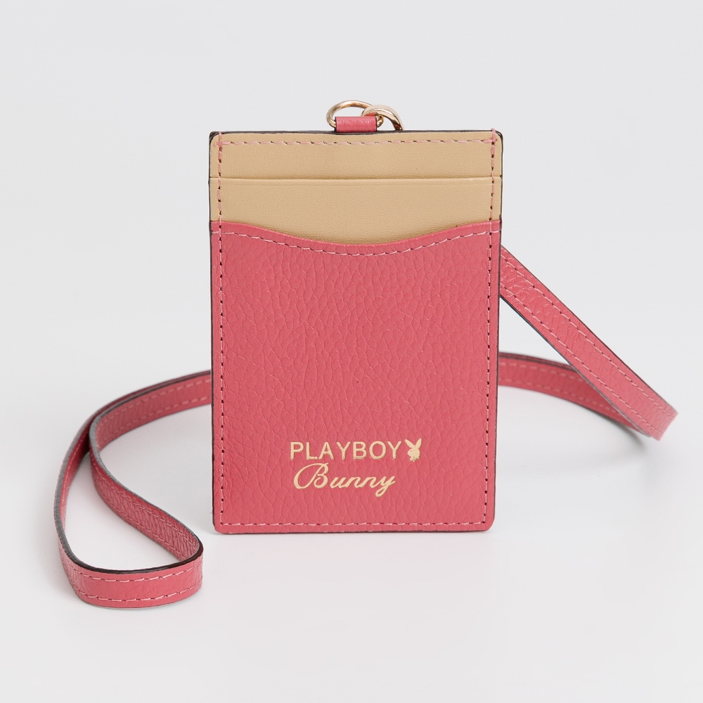 PLAYBOY - 證件套 Color系列 - 粉色