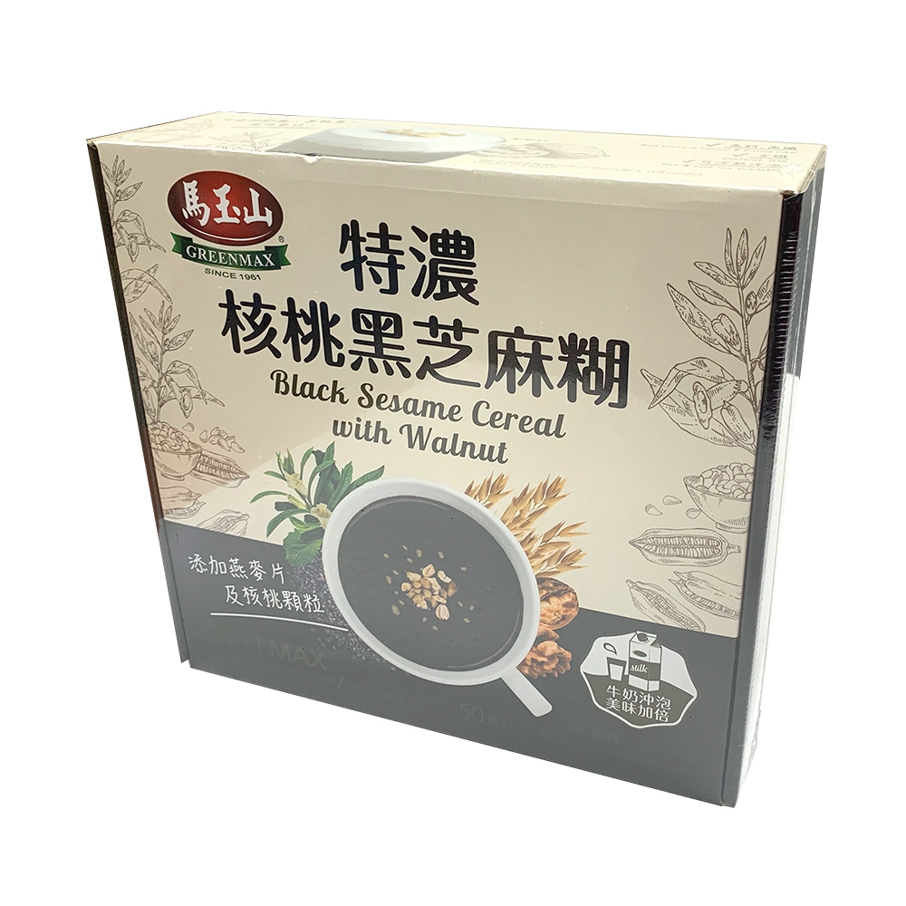 馬玉山 特濃核桃黑芝麻糊 37公克X50包