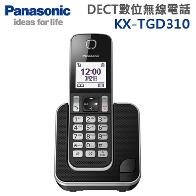 Panasonic國際牌 DECT數位無線電話 KX-TGD310TWB