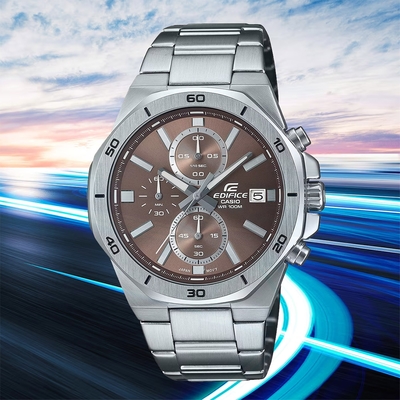 CASIO 卡西歐 EDIFICE 八角運動計時手錶 送禮推薦 EFV-640D-5AV