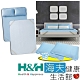 海夫健康生活館 南良 H&H 3D 空氣冰舒涼席 雙人 淺藍色 附枕巾2入_150x200cm product thumbnail 1