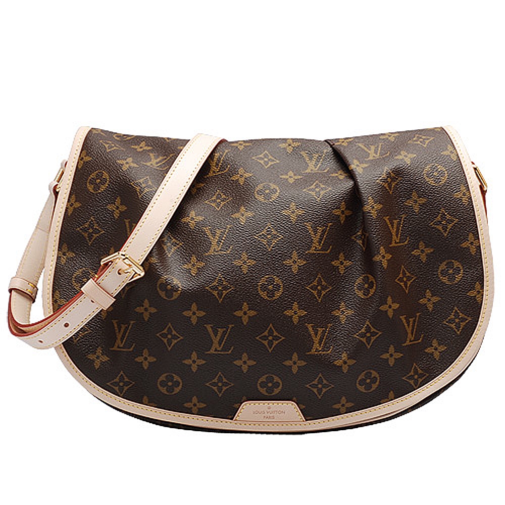 LOUIS VUITTON Shoulder Bag M40473 Menilmontan MM Monogram canvas Brown –