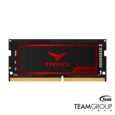 TEAM十銓 VULCAN DDR4-2666 16G 紅 超頻筆記型記憶體