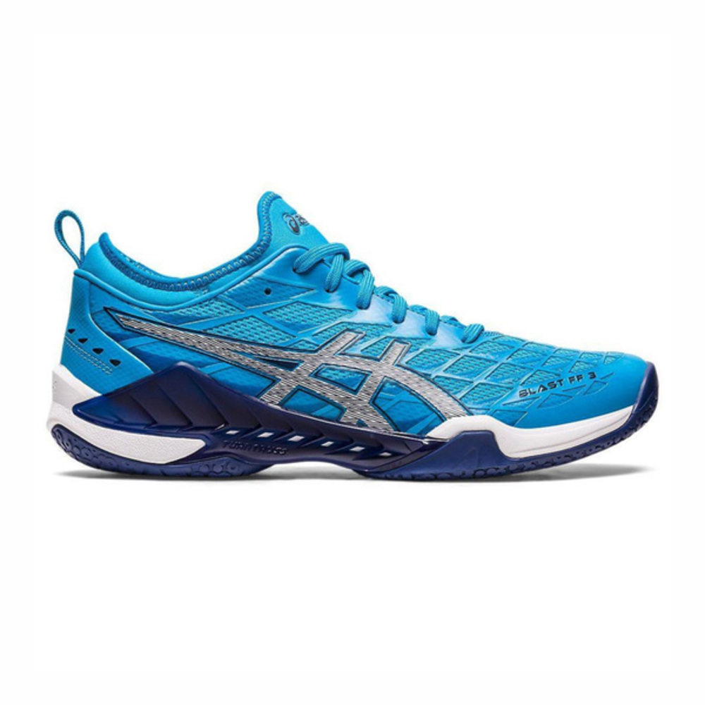 Asics Blast FF 3 [1073A052-400] 男 羽球鞋 運動 訓練 室內 包覆 支撐 穩定 緩震 藍