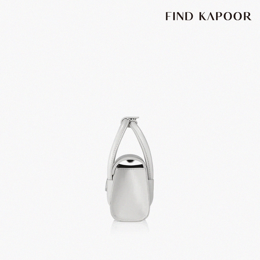 FIND KAPOOR MARTY 12 褶紋系列翻蓋手提斜背方包- 冰晶灰| 斜/肩背包