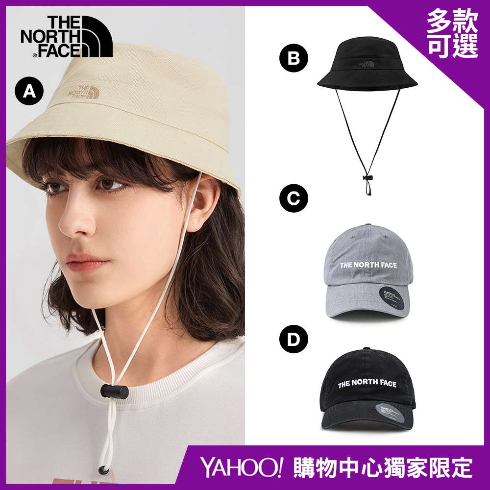 【The North Face】獨家限定款-穿搭必備漁夫帽/運動帽-多款可選