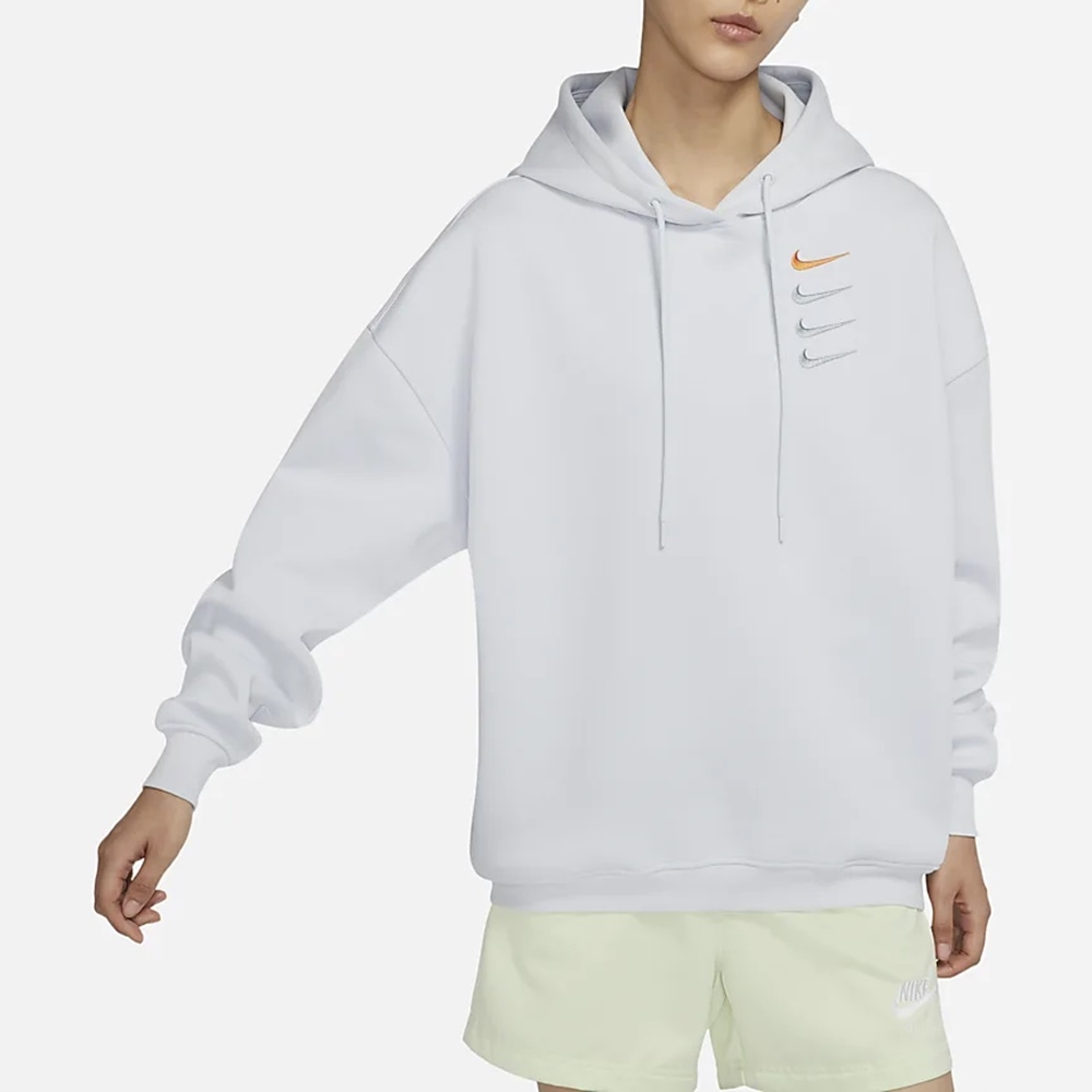 NIKE NSW PREMIUM PO HD FLEECE 四勾 女連帽上衣 淺紫-DO9248043