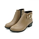 Material瑪特麗歐女鞋 靴子 MIT加大尺碼時髦方釦拉鍊短靴 TG7831 product thumbnail 5