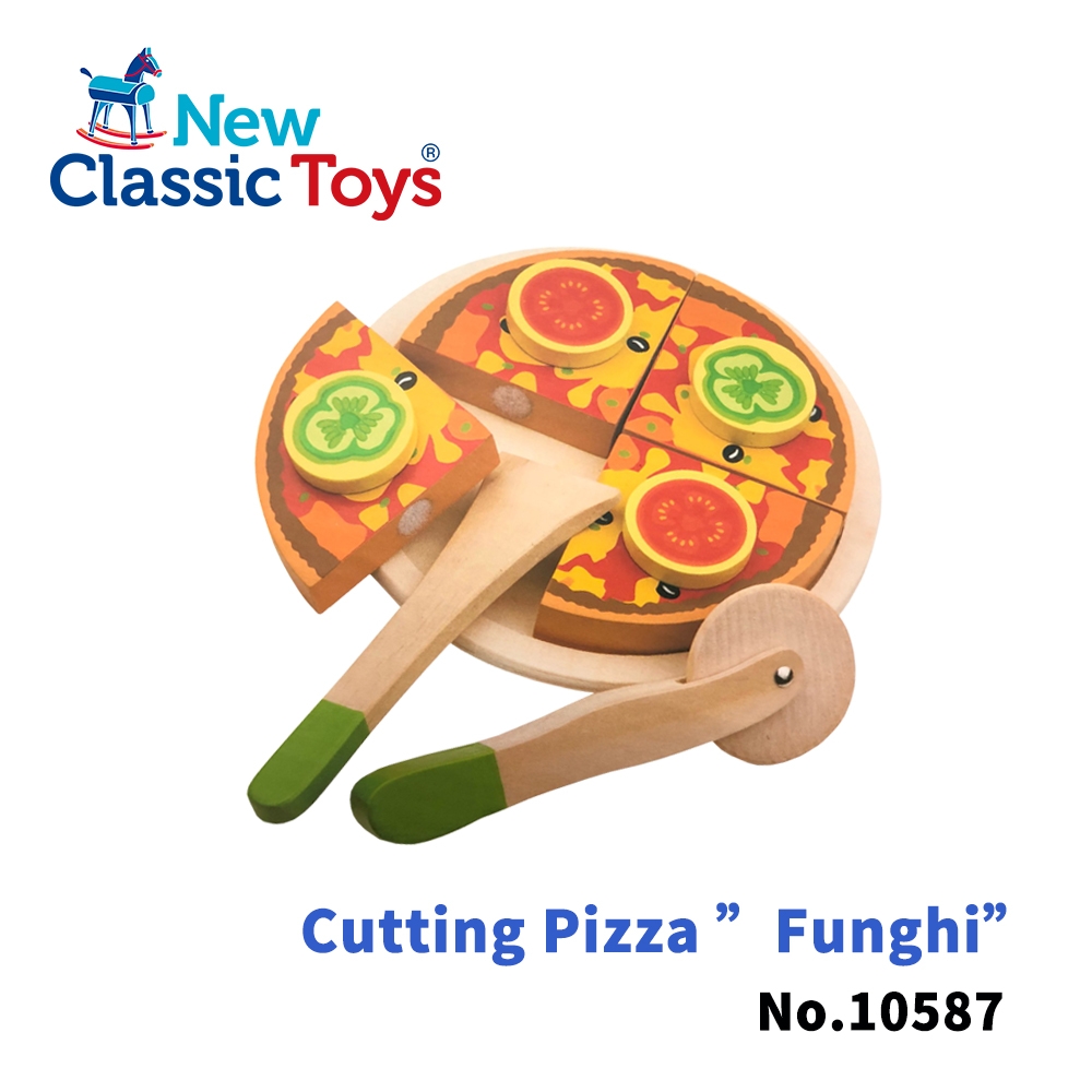 【荷蘭New Classic Toys】鄉村蘑菇比薩切切樂 - 10587