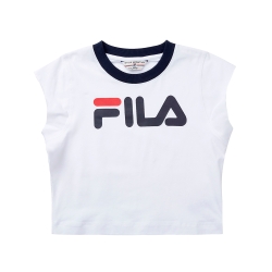 FILA #LINEA ITALIA 短袖圓領T恤-白 5TET-5417-WT