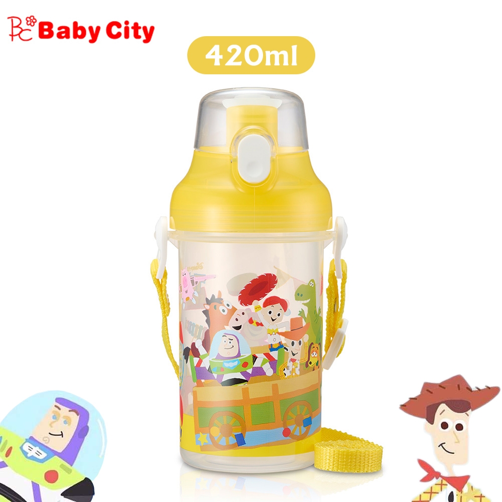 娃娃城Baby City-迪士尼彈跳直飲水壺420ml-玩具總動員