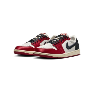 nike trophy room x air jordan1 retro low og sp rookie card away 喬丹之子 聯名男鞋 fn0432-100