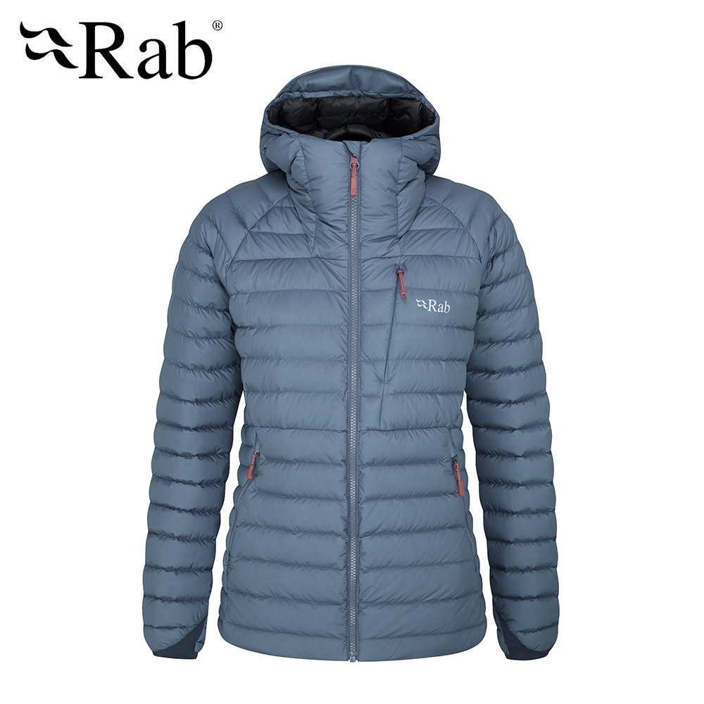 【RAB】Infinity Microlight Jacket 防風保暖羽絨外套 女款 白令海藍 #QDB23
