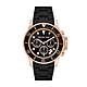 Michael Kors 獨特魅力三眼腕錶-黑X玫瑰金-MK9055-46mm product thumbnail 1