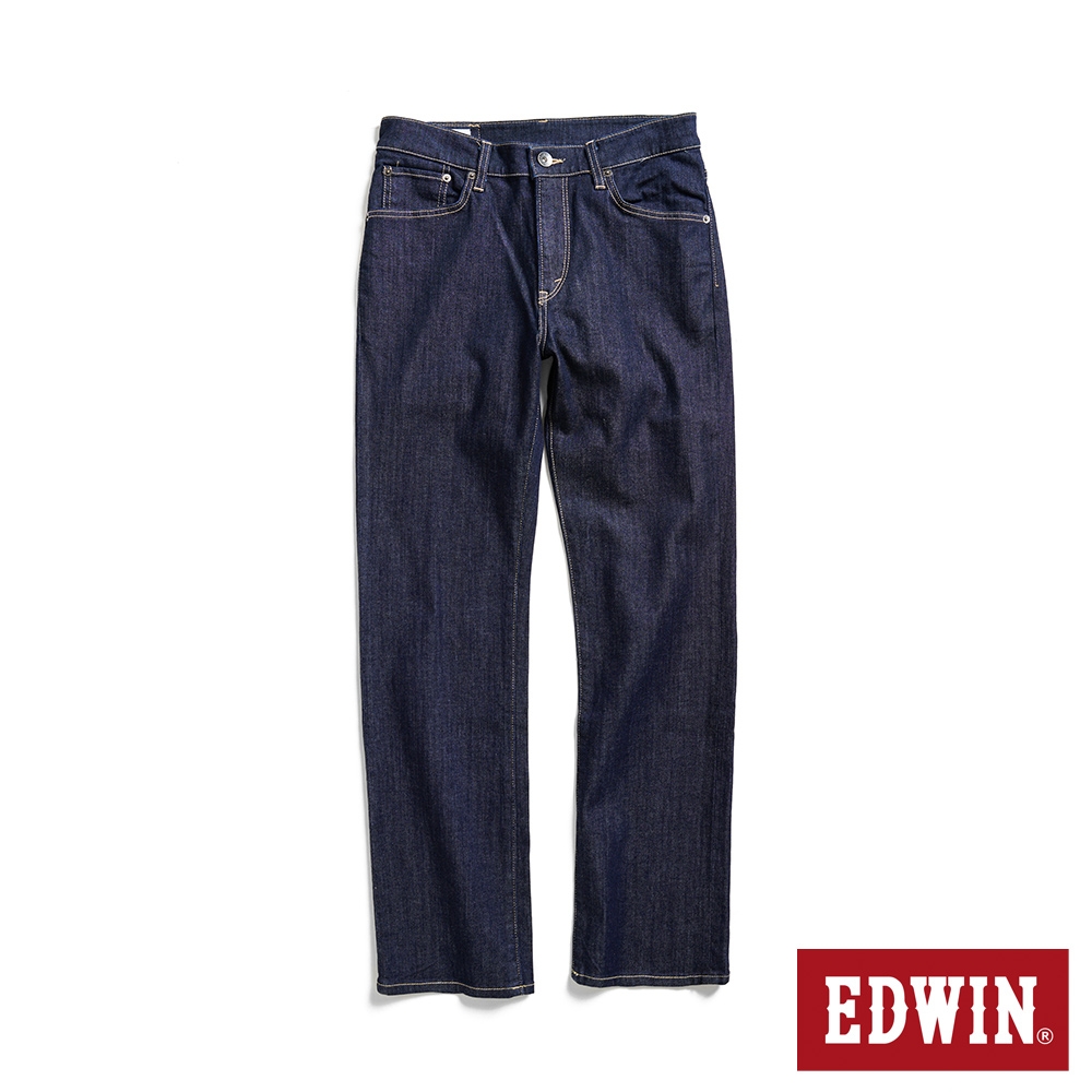 EDWIN 經典直筒牛仔褲-男-原藍色